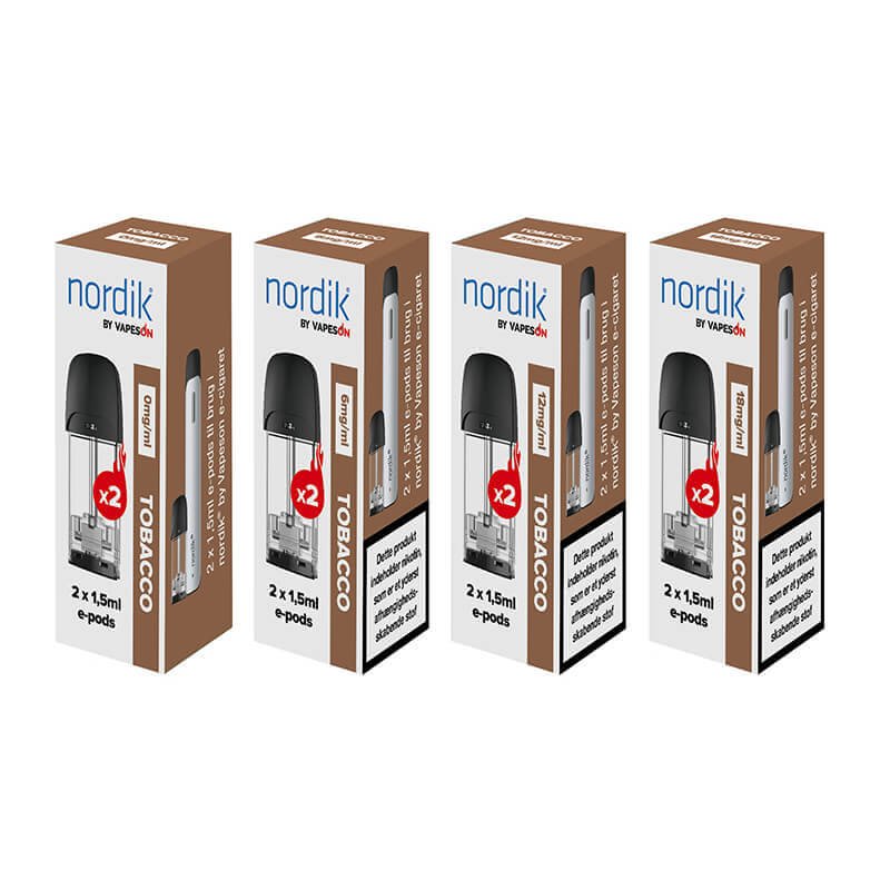 Nordik by Vapeson e-pods Tobacco Nordik by Vapeson e-pods Tobacco